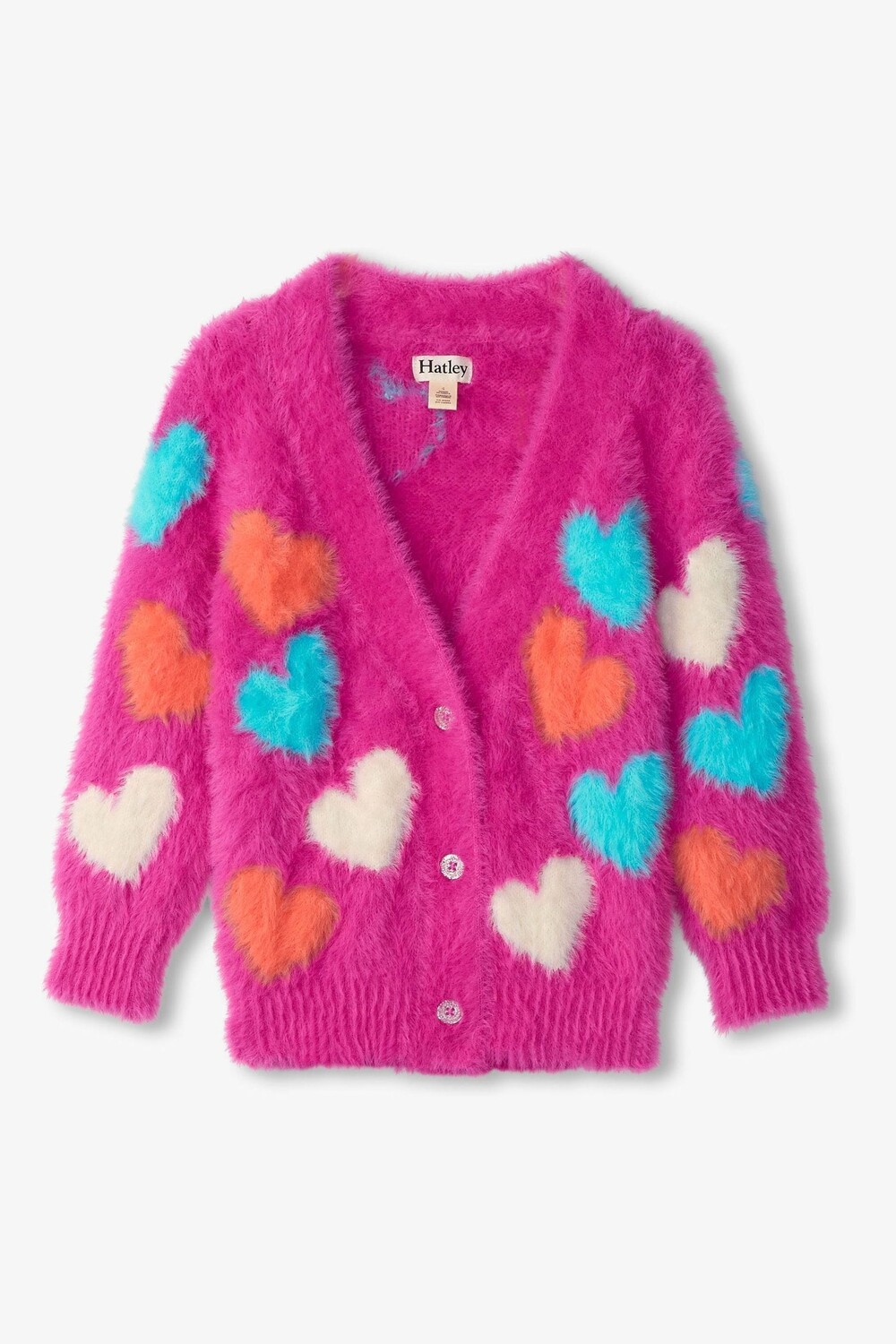 

Джемпер в виде сердца букле Hatley, розовый