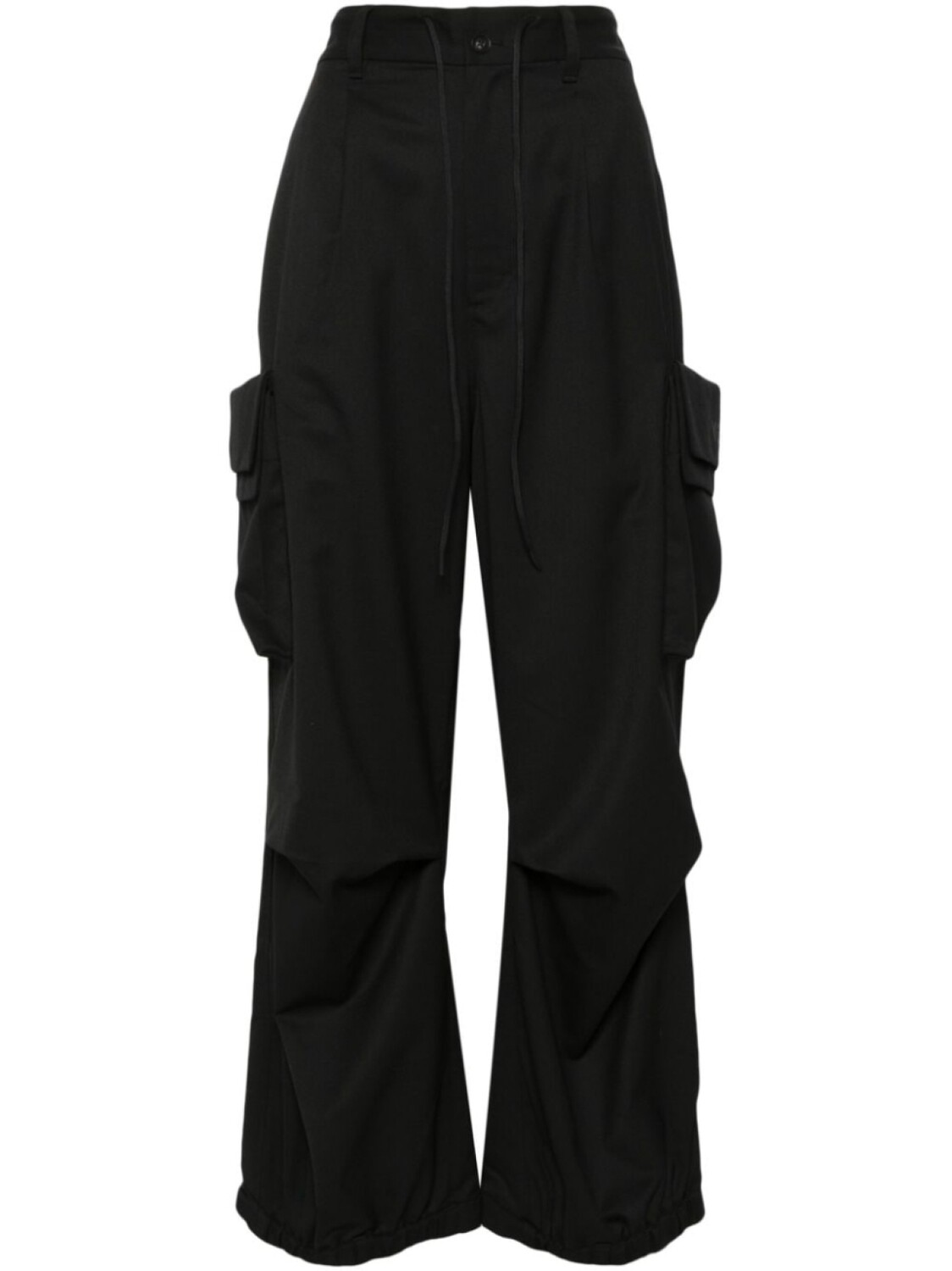 

Y-3 широкие брюки карго, черный