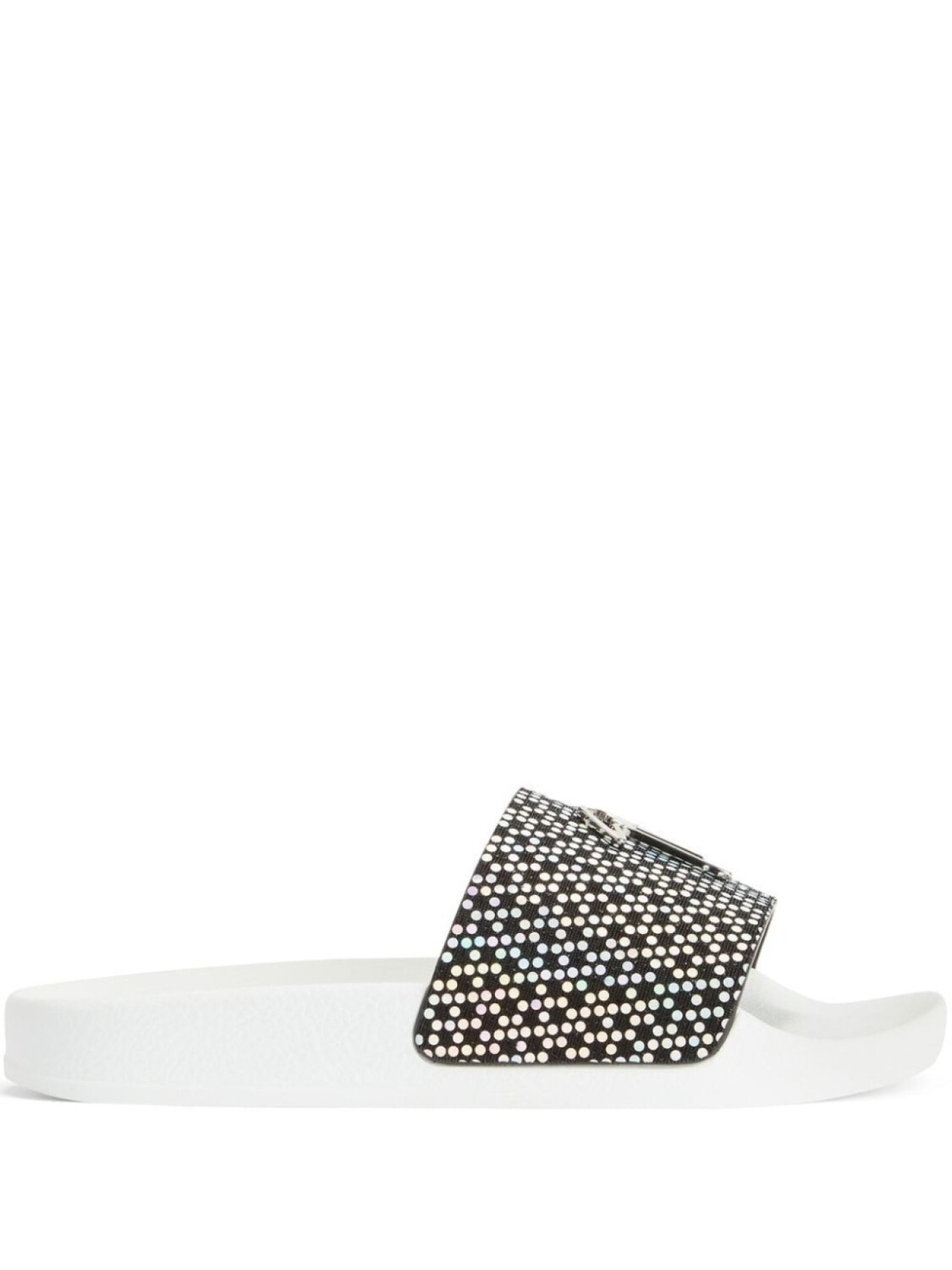 

Giuseppe Zanotti шлепанцы Brett в горох, черный