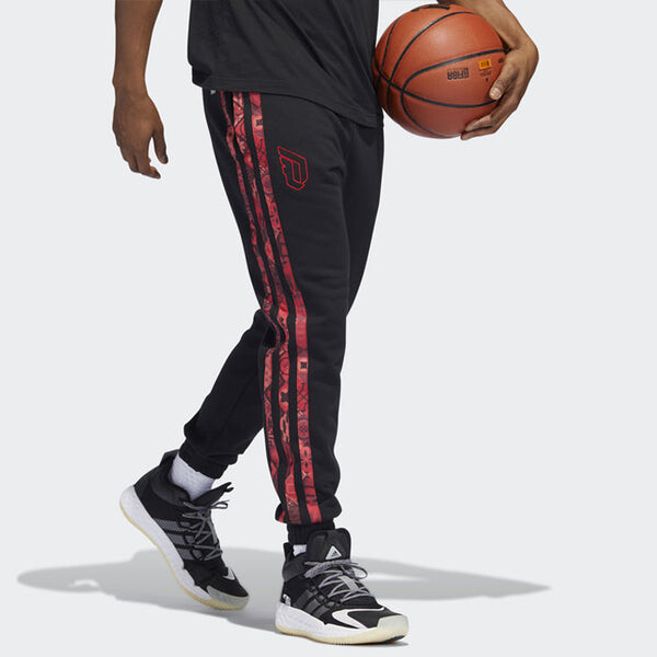 Спортивные штаны adidas Mic Dame Pant limited Side Stripe Basketball Sports Bundle Feet Pants Black, черный — фото 3