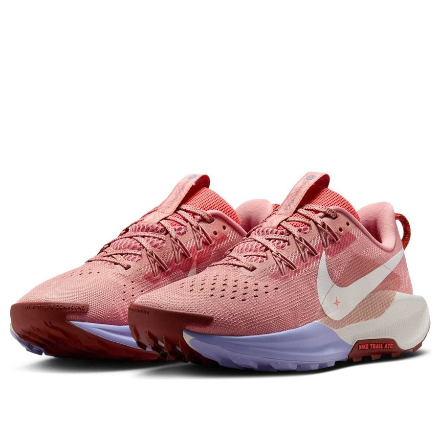 Кроссовки (WMNS) Nike React Pegasus Trail 5 'Red Stardust Sail Lilac Ice Mars Stone', красный — фото 3