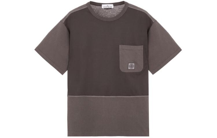 

Футболка мужская угольно-серая Stone Island, серый