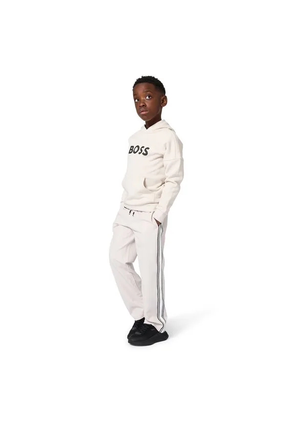Детская и подростковая толстовка с капюшоном, Boss Kidswear, Ivory