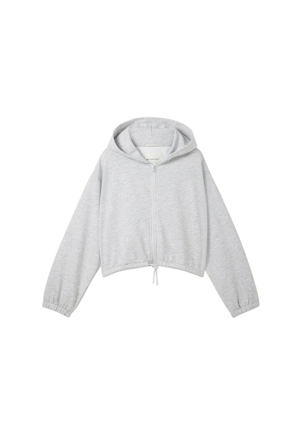 

Толстовка TOM TAILOR, цвет light stone grey melange