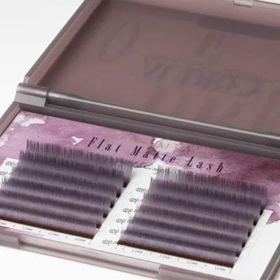 Ресницы Miss eye d'or Flat Matte Lash Ash Purple CC Curl 0.15 мм x 11 мм Seven Este — фото 2