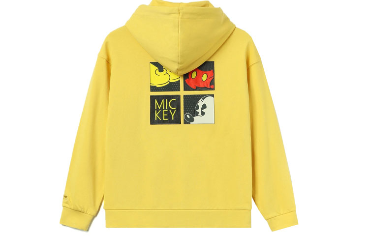 

Женская толстовка Li Ning X Disney Milk Candies желтого цвета с капюшоном, размер Medium Regular