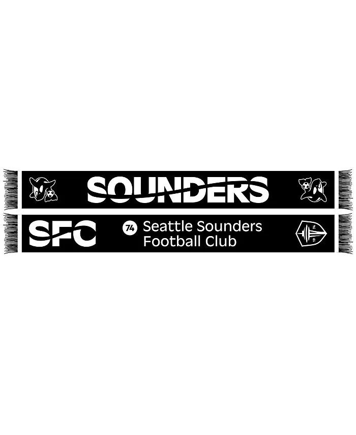 

Мужской и женский шарф Seattle Sounders FC Orca Ruffneck Scarves, черный