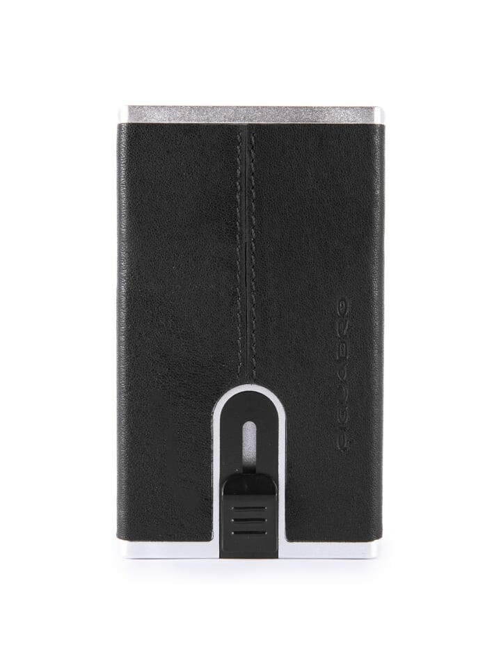 

Кошелек Piquadro Black Square Kreditkartenetui RFID Leder 6 cm, черный