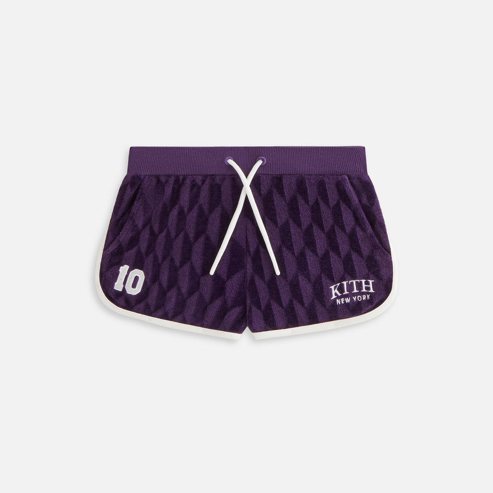 

Шорты Kith Kids Velour Jordyn Short, цвет Sovereign