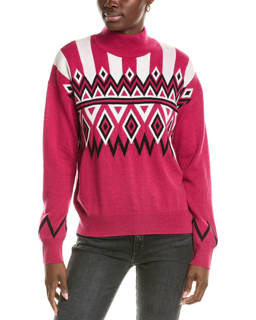 

Джемпер Blair Fairisle из шерсти и смеси кашемира Brodie Cashmere, розовый