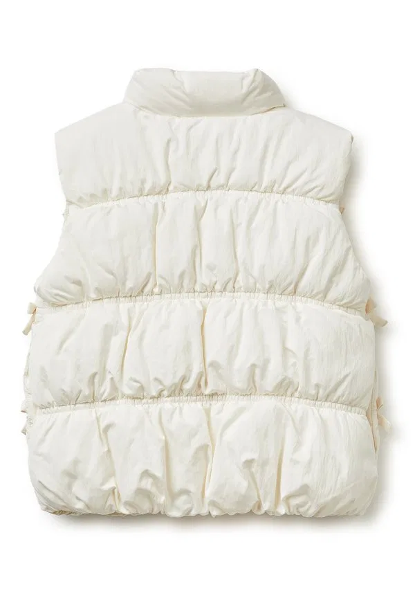 Жилет с подкладкой и бантиками United Colors Of Benetton, White — фото 2