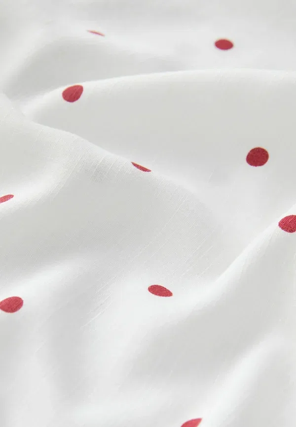 Топ Next, cream red polka dot, кремовый с красным горошком — фото 4