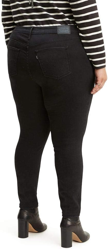 Женские джинсы Levi's Plus Size 721 с высокой талией и зауженными джинсами, Black Peony — фото 3