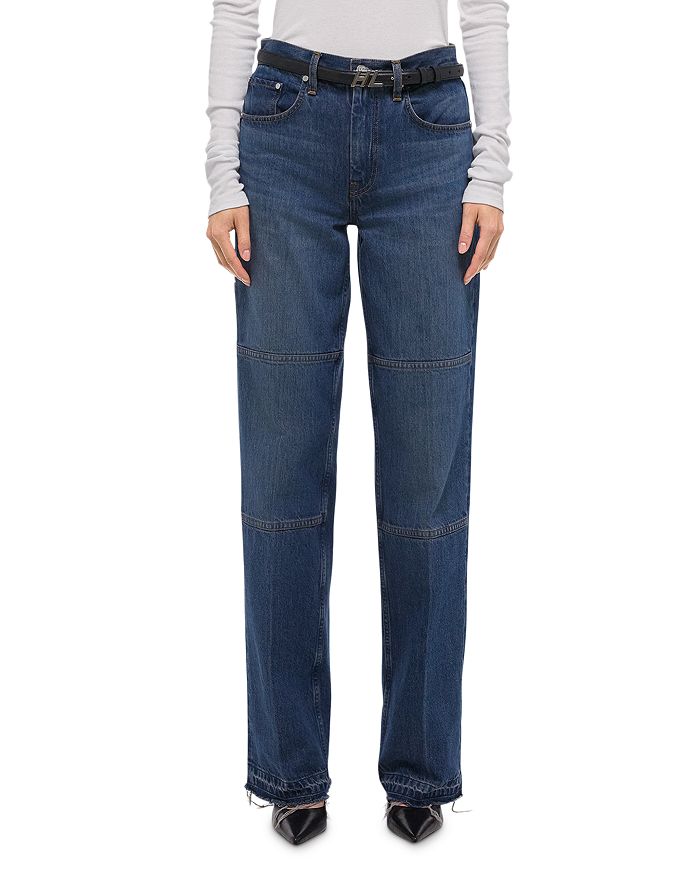 

Брюки Brooklyn Carpenter в темно-индиго Helmut Lang, синий