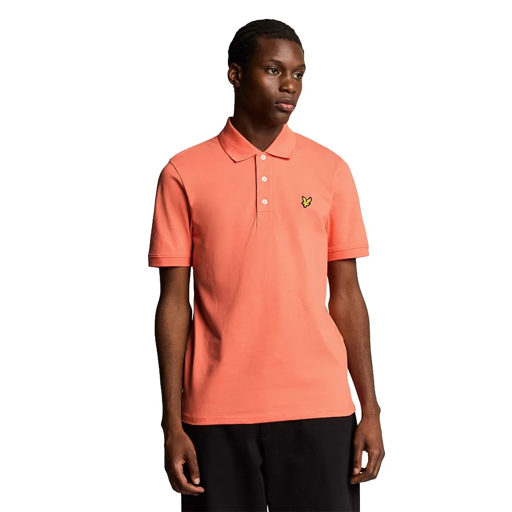

Поло с коротким рукавом Lyle & Scott Plain, оранжевый