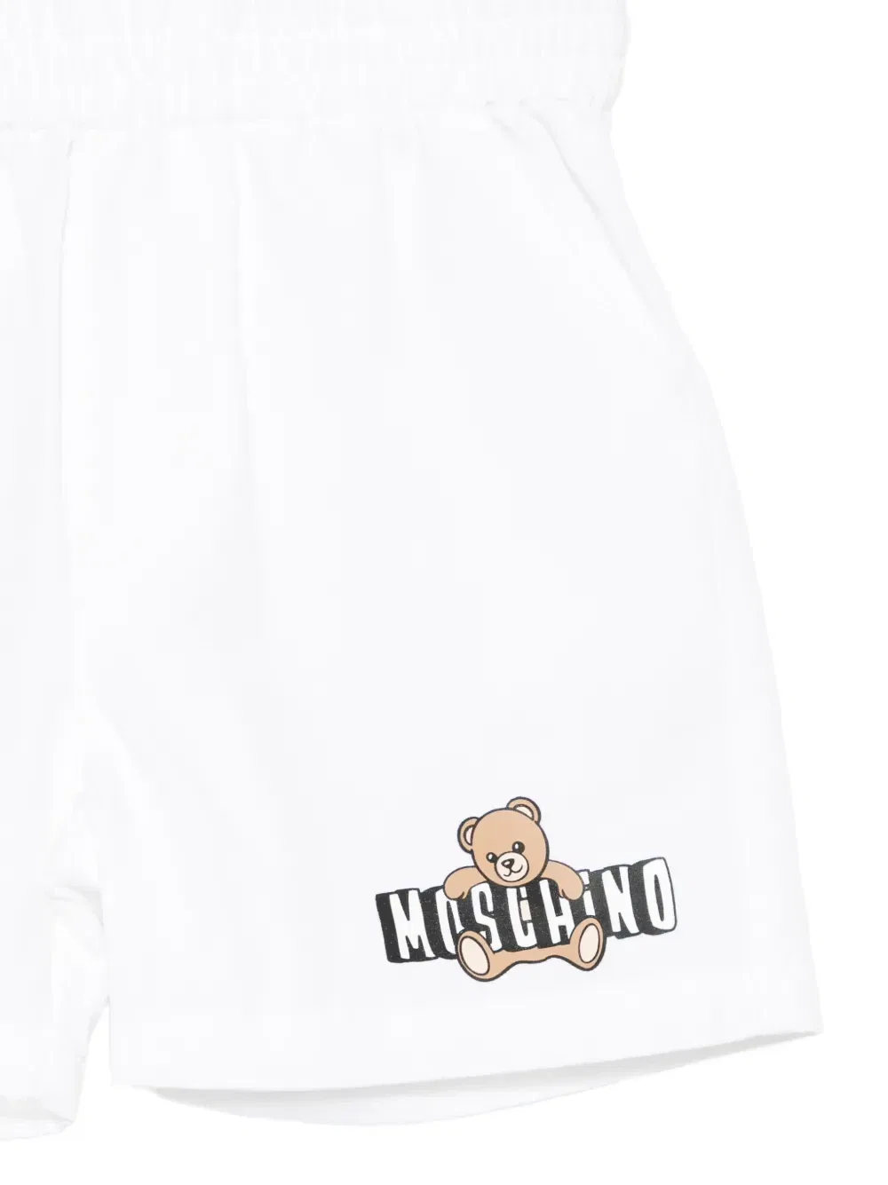 Шорты с логотипом Moschino Kids, белый — фото 3
