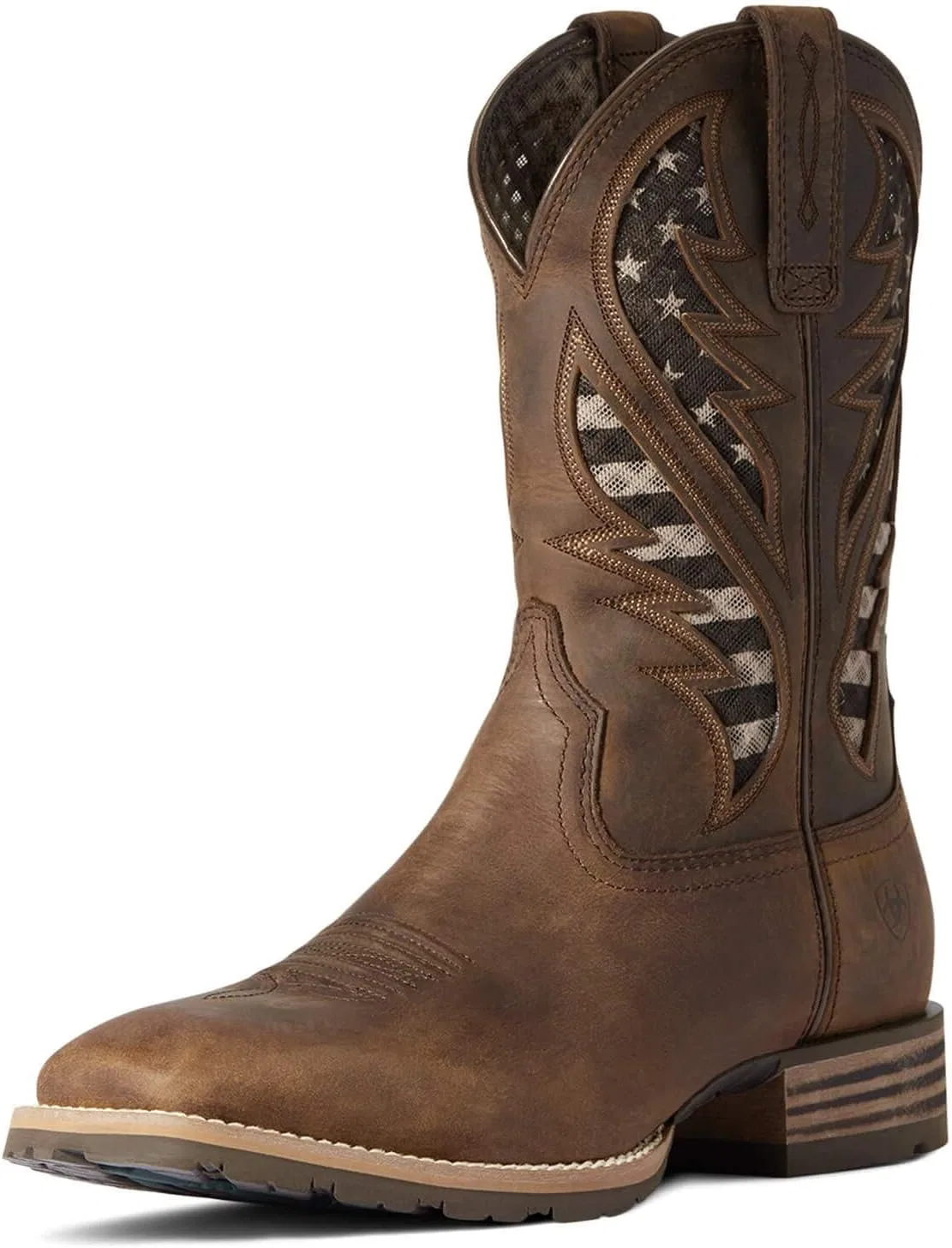 Ботинки ковбойские ARIAT, коричневый/America Flag