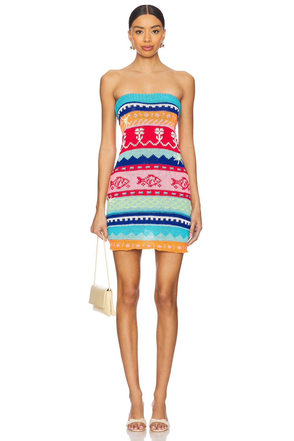 

Вязаное мини-платье Salma Tach Clothing, multi