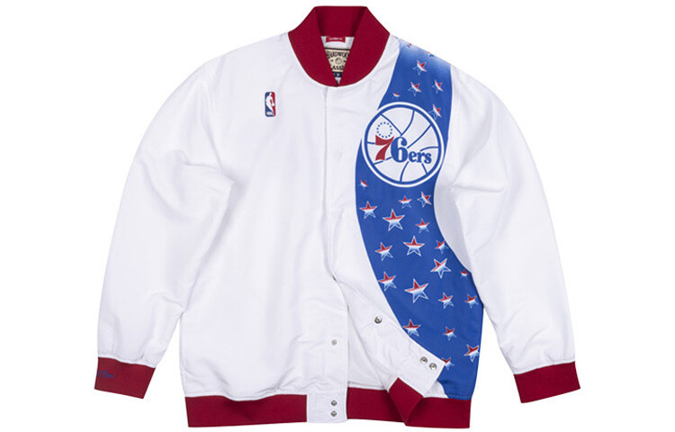 

Куртка унисекс белый Mitchell Ness