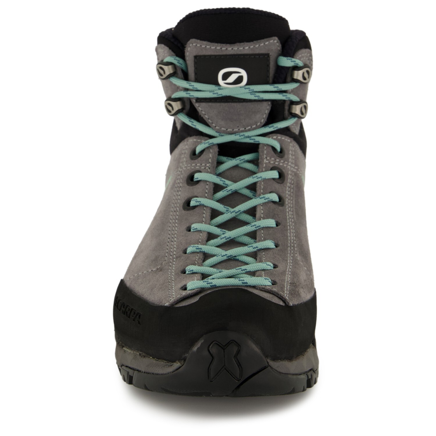 Ботинки для прогулки Scarpa Women's Mojito Hike GTX Wide, цвет Smoke/Jade — фото 3