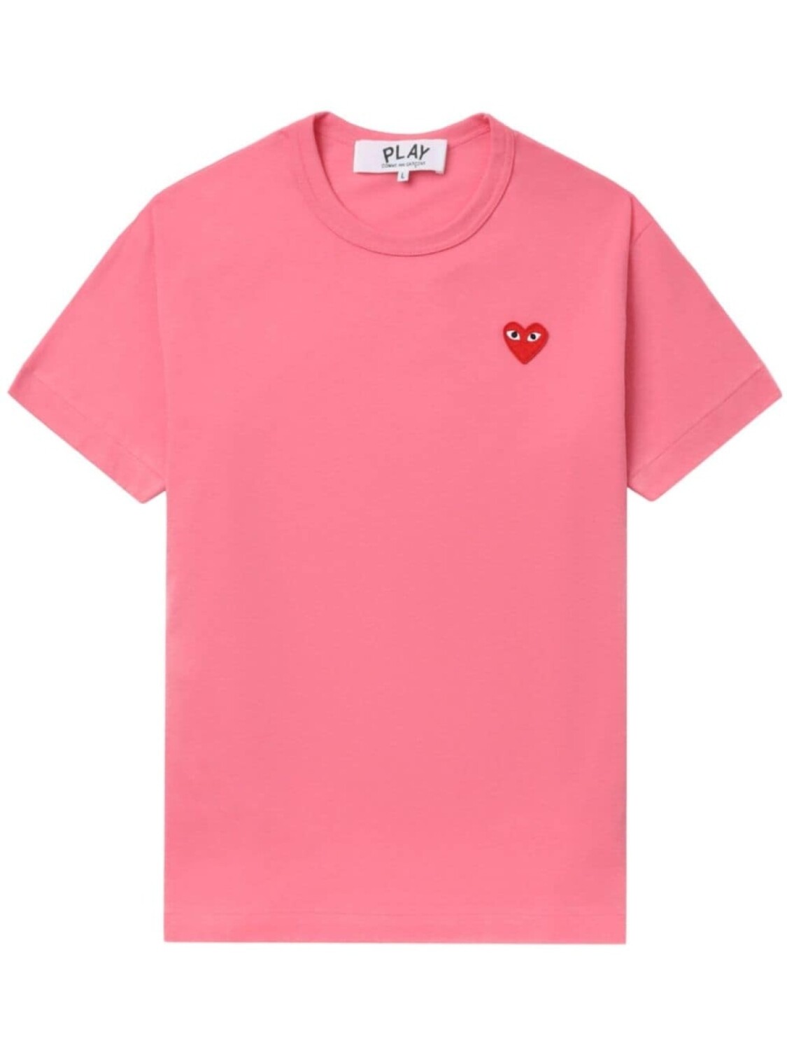 

Comme Des Garçons Play футболка с логотипом, розовый