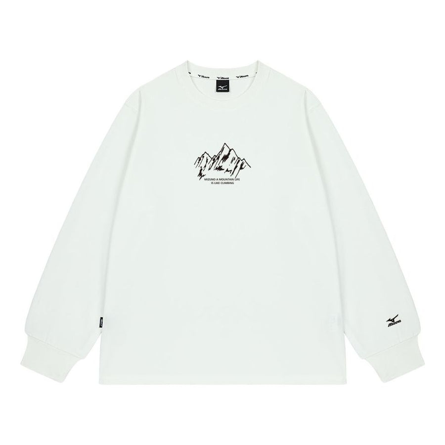 

Свитер Mizuno Graphic Casual Sweater 'White', белый
