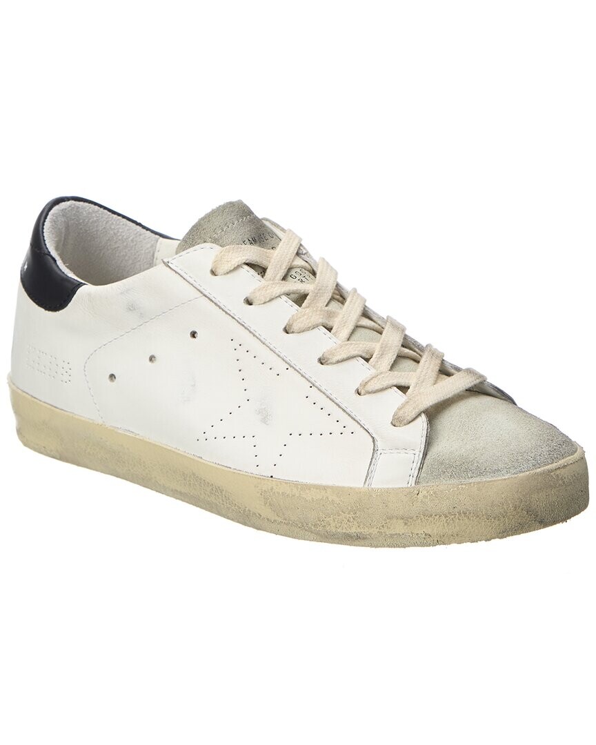 

Кроссовки Golden Goose Superstar из кожи и замши, белый