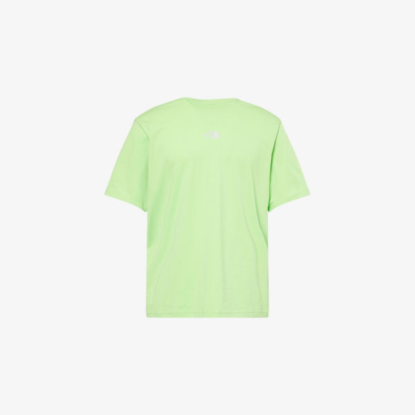 

Футболка Never Stop из хлопка свободного кроя The North Face, зеленый