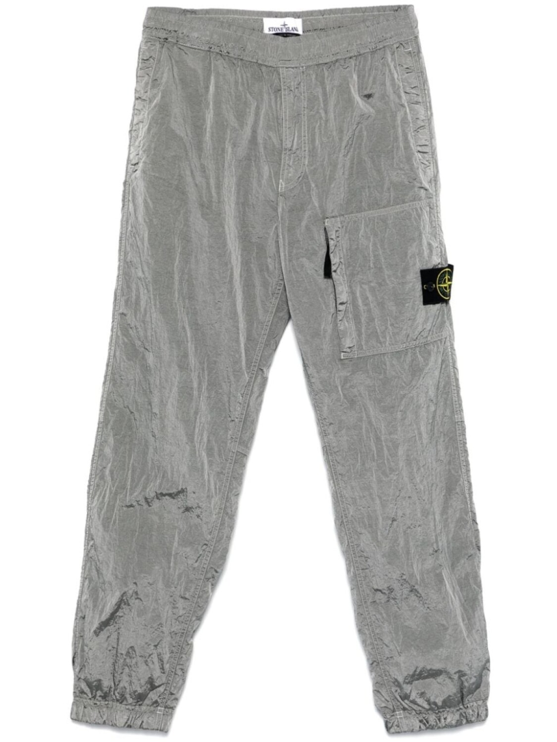 

Stone Island брюки с нашивкой Compass, серый