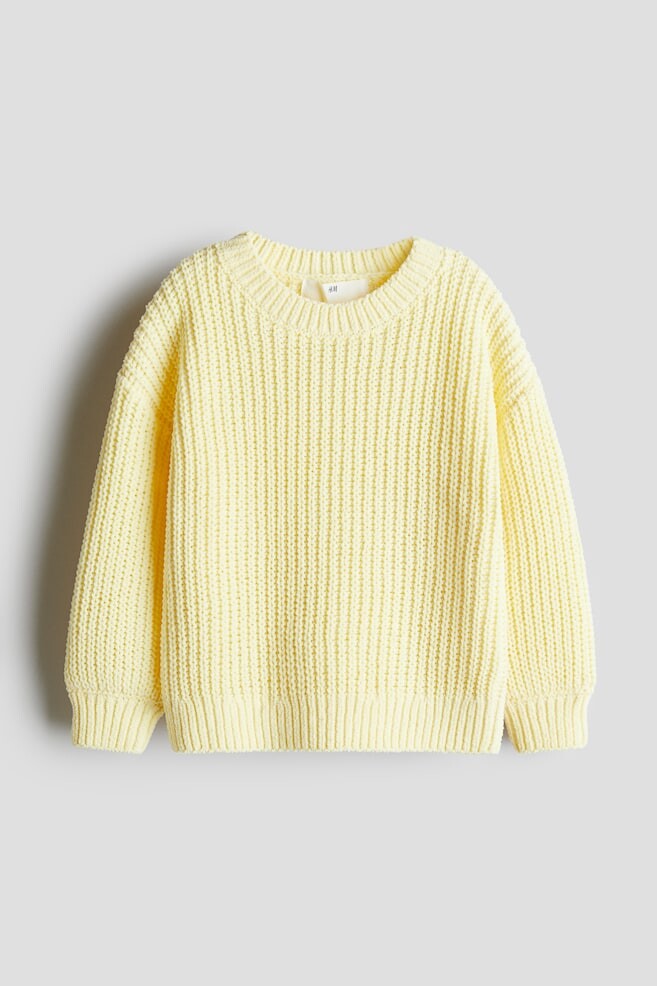 

Свитер из синели H&M, желтый