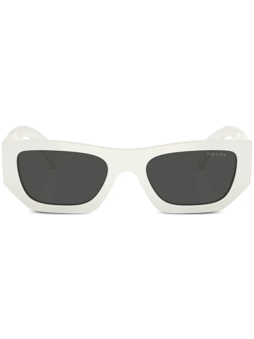 

Солнцезащитные очки с логотипом Prada Eyewear, белый