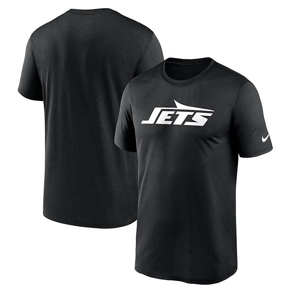 

Мужская черная футболка new york jets primetime legend wordmark performance Nike