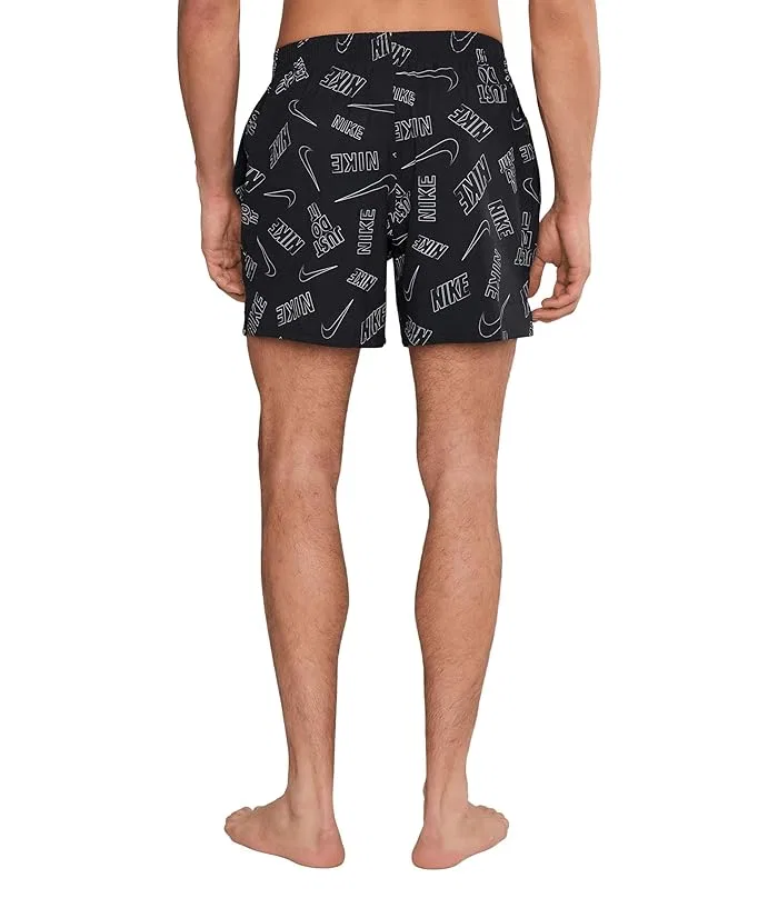 Плавки Nike Breaker Multi Print 5" Brief Lined Volley, Black — фото 4