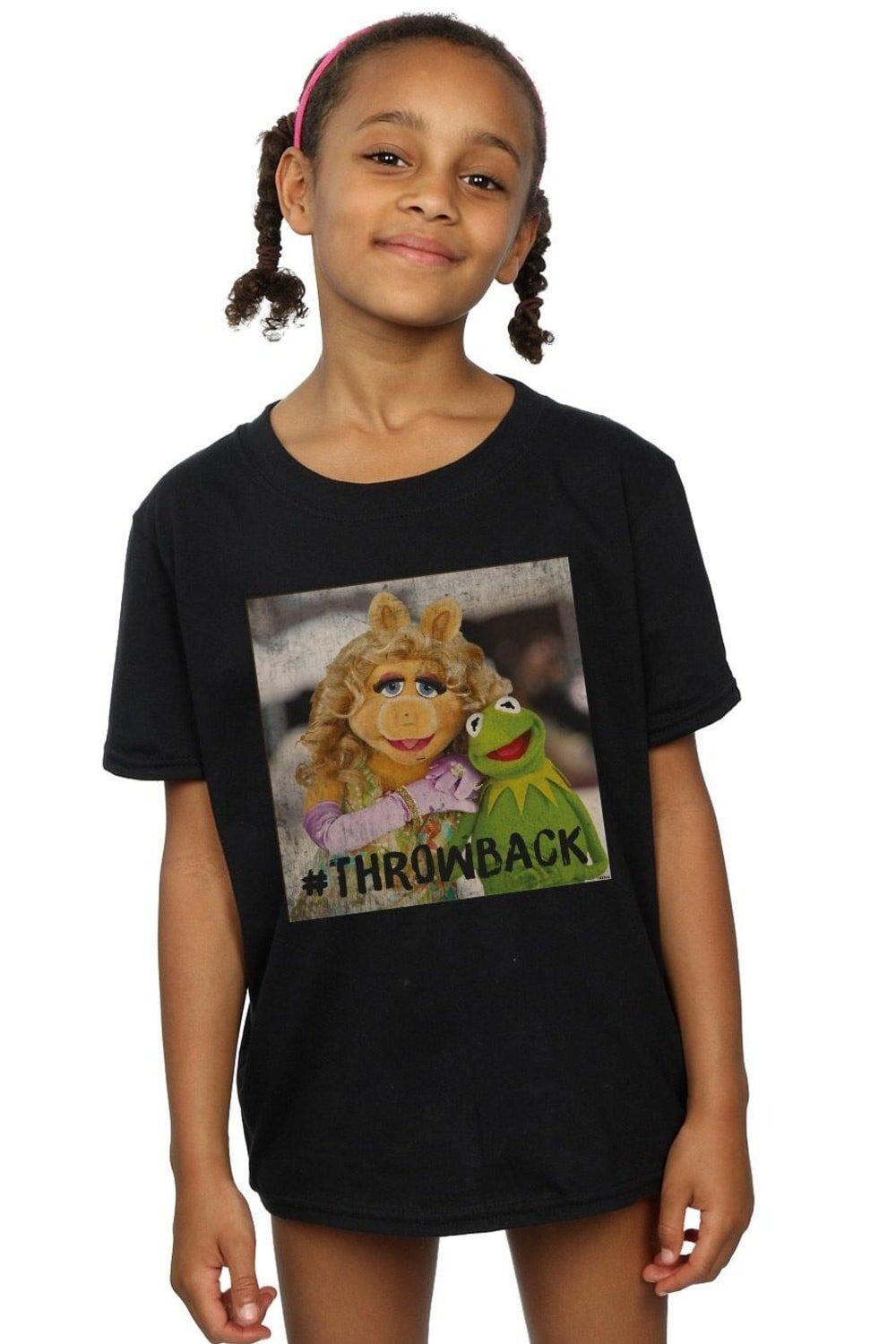 

Хлопковая футболка The Muppets Throwback Photo Disney, черный