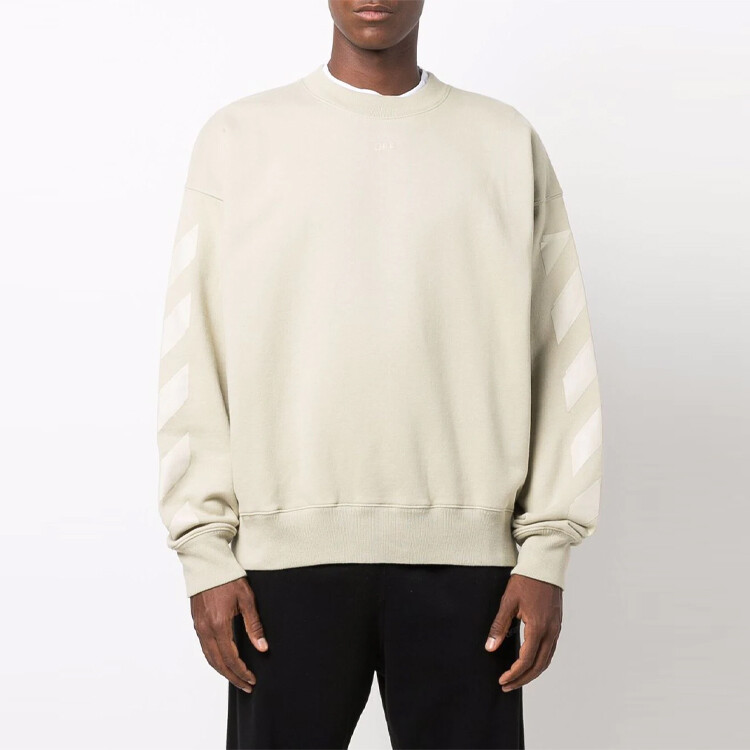FW21 Толстовка мужская бежевая Off-White, цвет Apricot Cream — фото 2