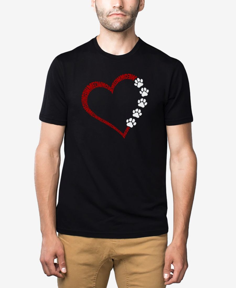 

Мужская футболка Meow Heart Premium Blend с надписью LA Pop Art, Black, Черный, Мужская футболка Meow Heart Premium Blend с надписью LA Pop Art, Black