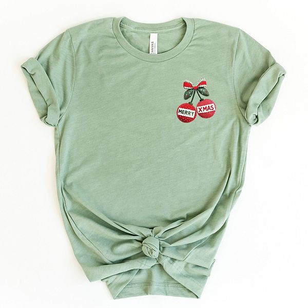 

Футболка с коротким рукавом Merry Xmas ornament quilted print Simply Sage Market, Sage, Зеленый, Футболка с коротким рукавом Merry Xmas ornament quilted print Simply Sage Market, Sage