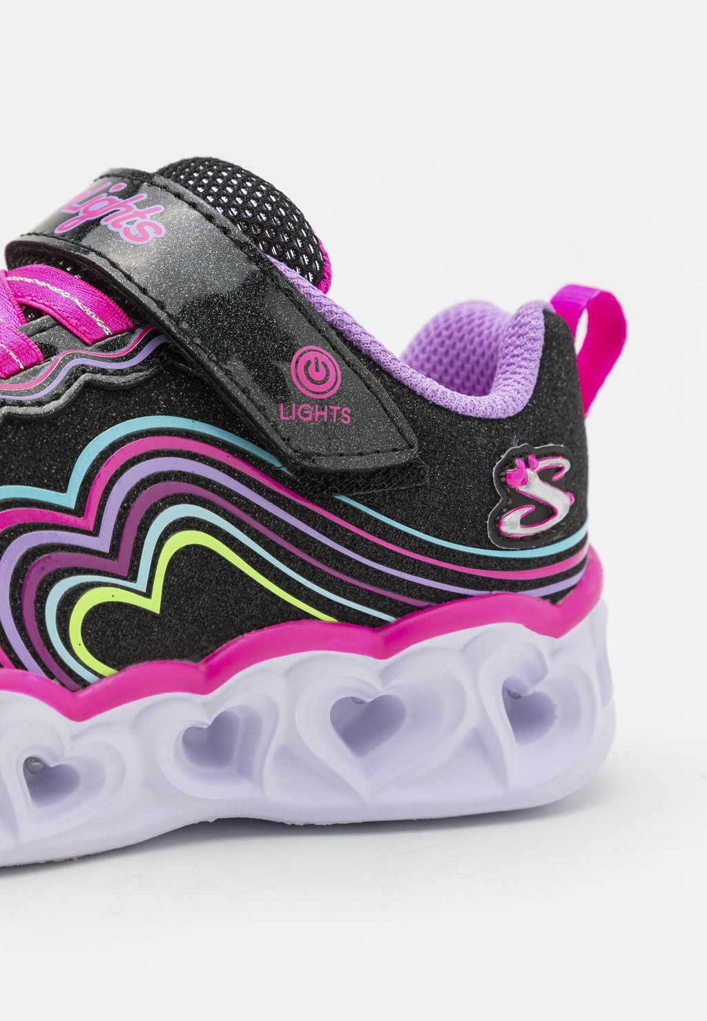 

Кроссовки на шнуровке LIGHT UP HEART LIGHTS Skechers, черный