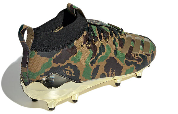Кроссовки a bathing ape x adizero cleat 'green camo' Adidas, мультиколор — фото 4