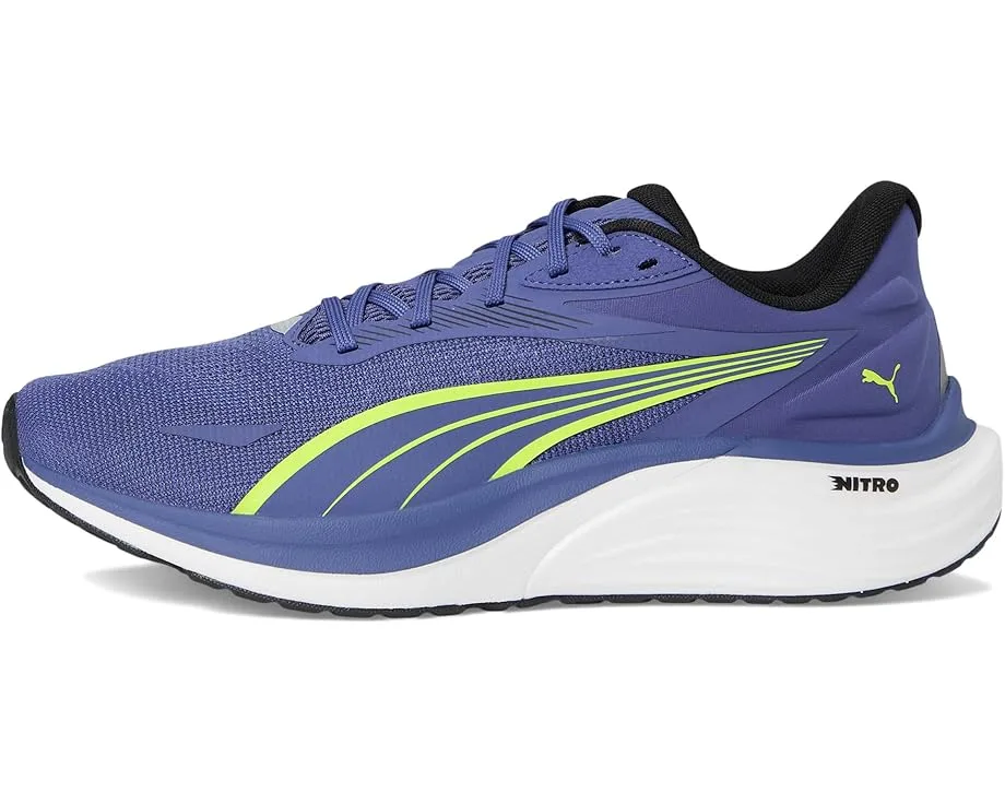 Кроссовки PUMA Electrify Nitro 4 Running Shoes, Blue Crystal/Yellow Alert — фото 4