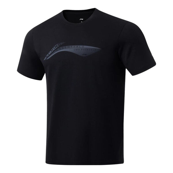 

Футболка классическая тренировочная футболка с логотипом Li-Ning, черный