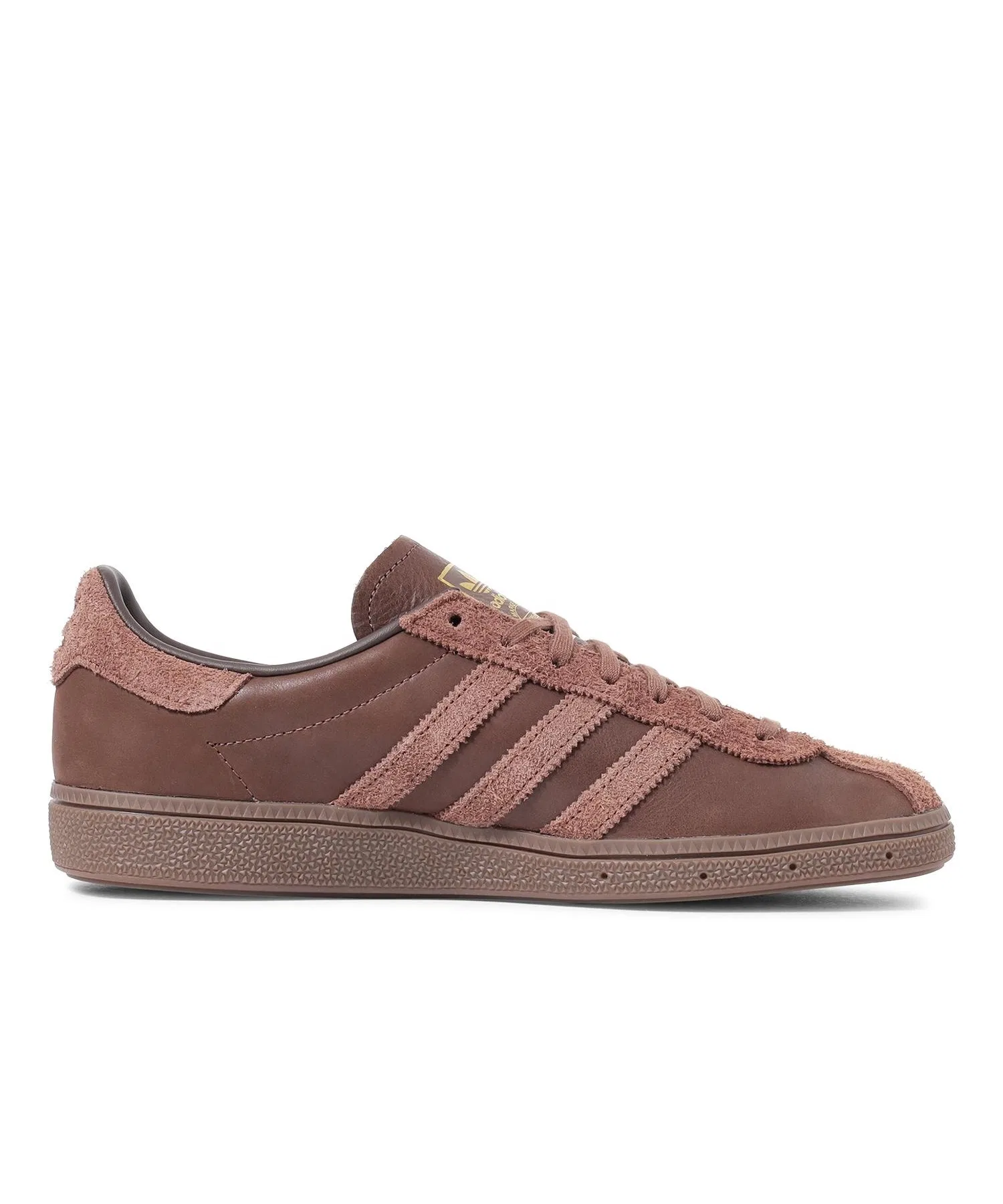 Унисекс кроссовки из натуральной кожи Adidas SAPPORO JS1822 коричневые — фото 3