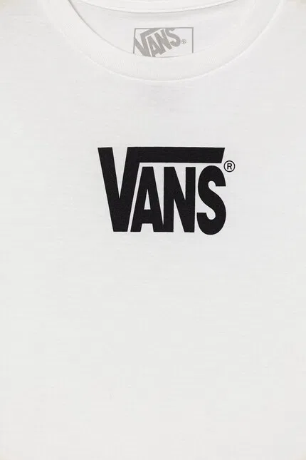 Футболка хлопковая детская Vans, белый — фото 3