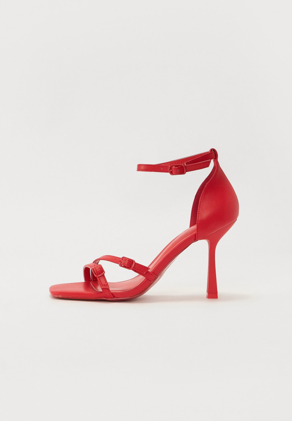 Босоножки на высоком каблуке ONLAUBREY BUCKLE HEELED SANDAL ONLY SHOES, красный