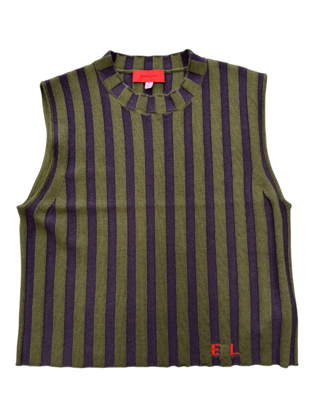 

Жилет в полоску Keyboard Eckhaus Latta, фиолетовый