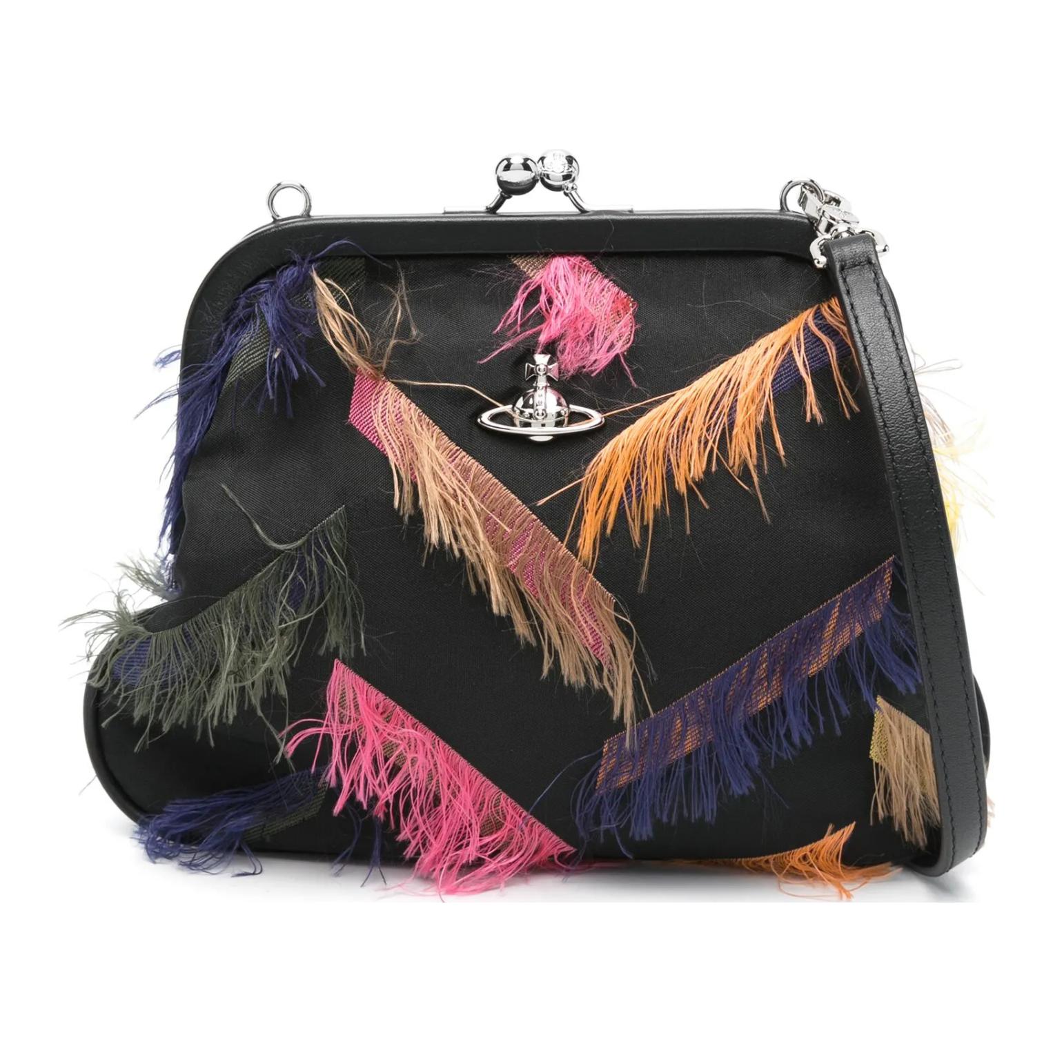 

Vivienne Westwood Сумка через плечо Granny Frame Viscose женская черная