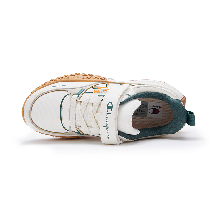 Champion Kids Износостойкие детские низкие кроссовки Dark White Kids' — фото 4