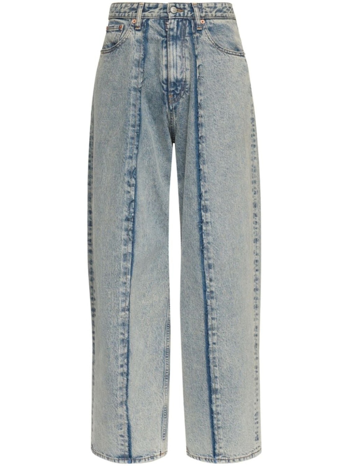 

MM6 Maison Margiela джинсы с широкими штанинами, синий