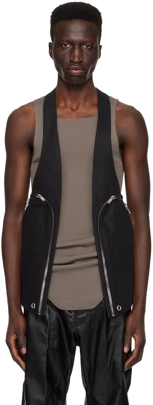 

Черный жилет Баухаус Rick Owens, цвет Black