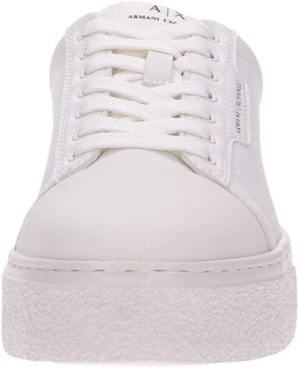 Кроссовки Armani Exchange Lion Chunky Herren-Sneaker, белый/темно-синий — фото 4